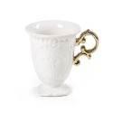 SELETTI I-wares porsleinen mok - handvat goud