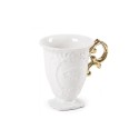 SELETTI I-wares porsleinen mok - handvat goud
