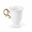 SELETTI I-wares porsleinen mok - handvat goud
