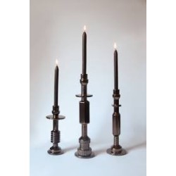 SELETTI Machine Collection Ceramic candleholder large - Transmission