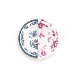 SELETTI Hybrid Porcelain coffee cup + plate  - Leonia