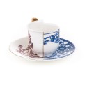 SELETTI Hybrid Porseleinen koffietas + bord - Eufemia