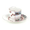 SELETTI Hybrid Porcelain coffee cup + plate  - Tamara