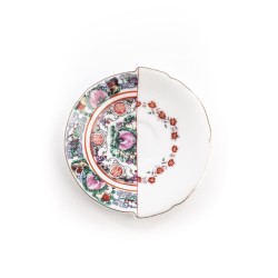 SELETTI Hybrid Porcelain coffee cup + plate  - Tamara