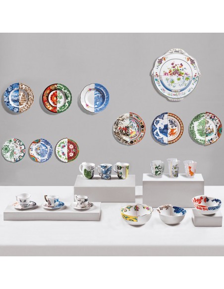 SELETTI Hybrid Porcelain Dessert plate - Valdrada