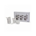 SELETTI Estetico Quotidiano ijskom en lepel - set van 6 in porselein