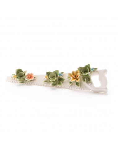 SELETTI flower attitude keramische bloemen kaarshouder - handzaag