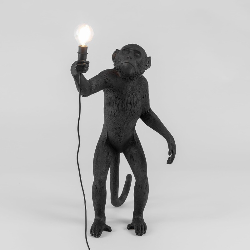 SELETTI Aap Lamp Staand Zwart - Buiten