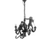 SELETTI Monkey chandelier - black