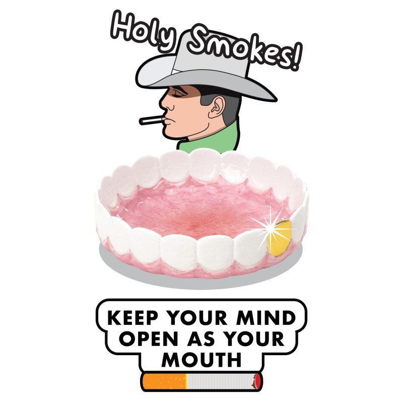 SELETTI Asbak Holy smokes