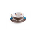 SELETTI Hybrid Porseleinen theetas + bord - Kerma