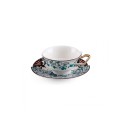 SELETTI Hybrid Porseleinen theetas + bord - Aspero
