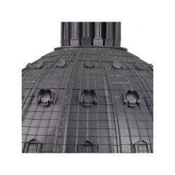 SELETTI Cupolone Quarantacinque resin ceiling lamp - grey