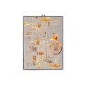 SELETTI Toiletpaper Spiegel 30x40 cm - Trompetten