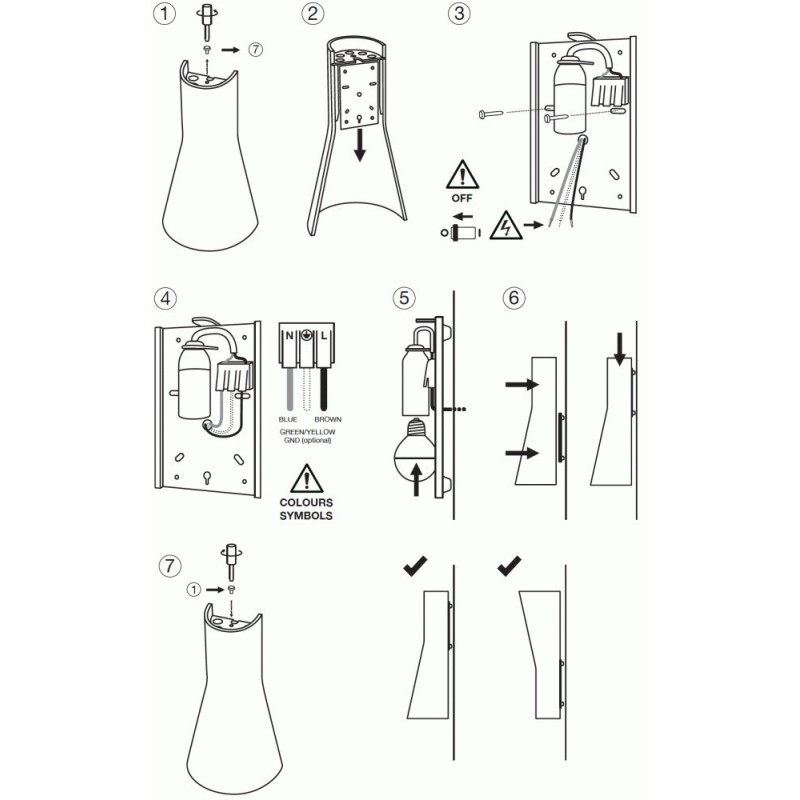 SECTO DESIGN Secto 4231 Muurlamp - Klein
