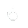 SECTO DESIGN Octo 4241 Pendant - Small
