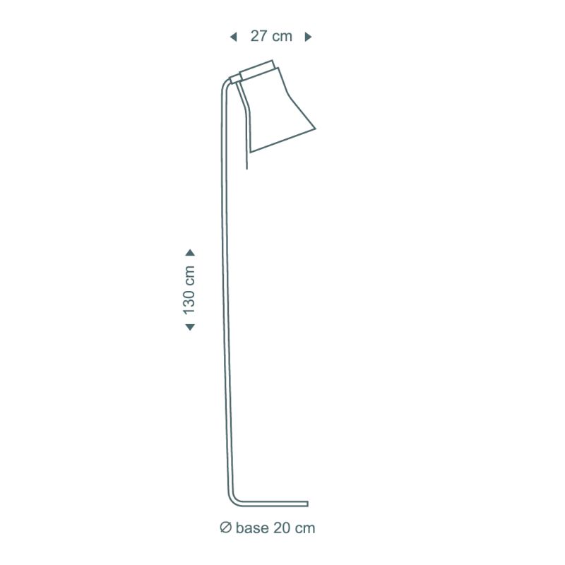 SECTO DESIGN Petite 4610 Vloerlamp