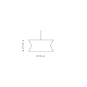 SECTO DESIGN Kontro 6000 Hanglamp