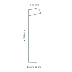 SECTO DESIGN Owalo 7010 Floorlamp