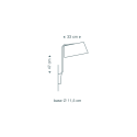 SECTO DESIGN Owalo 7030 Muurlamp