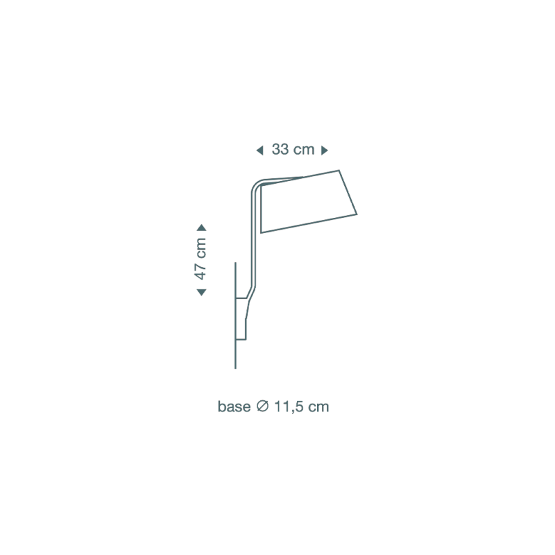 SECTO DESIGN Owalo 7030 Muurlamp