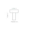SECTO DESIGN Teelo 8020 Tafellamp