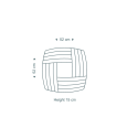 SECTO DESIGN Kuulto 9100 Plafondlamp
