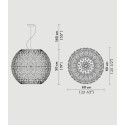 SLAMP Charlotte globe Hanglamp