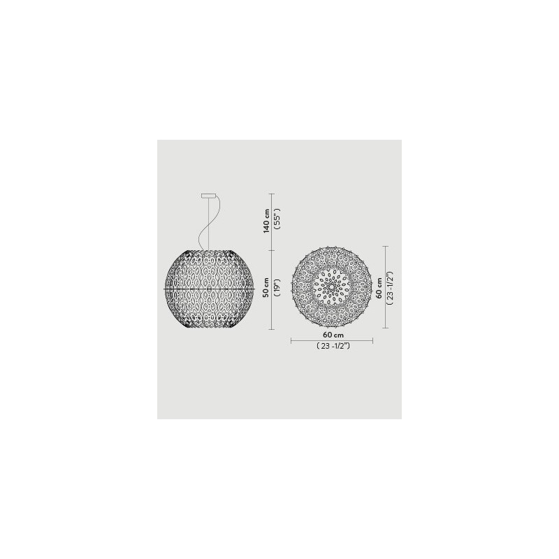 SLAMP Charlotte globe Hanglamp