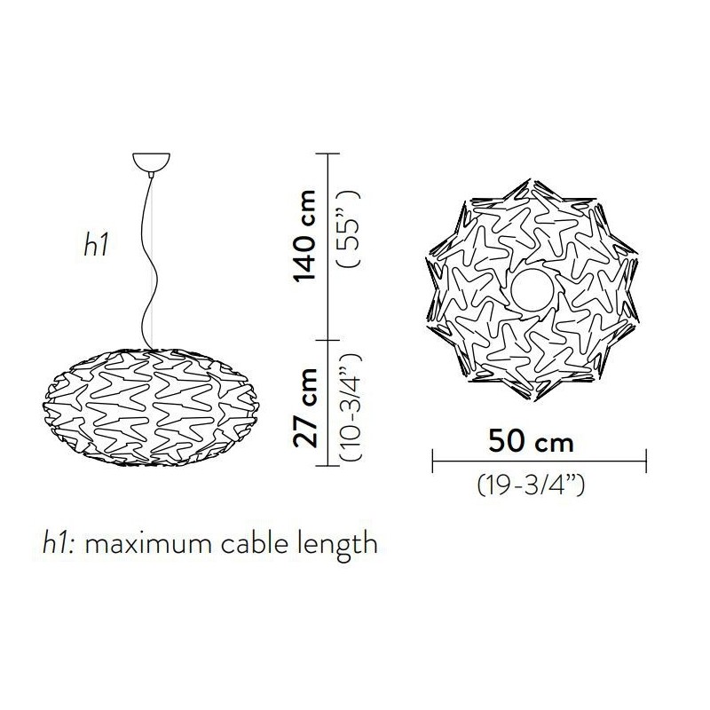 Slamp CACTUS SUSPENSION LAMP