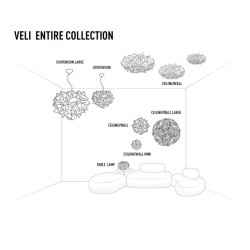 Slamp VELI MINI CEILING/WALL LAMP