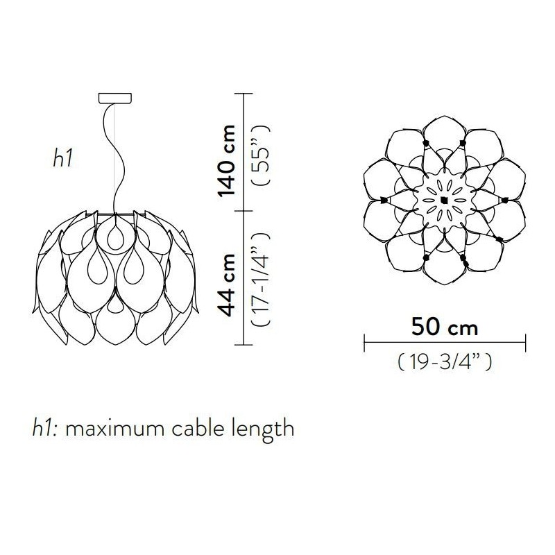 Slamp FLORA LARGE SUSPENSION LAMP