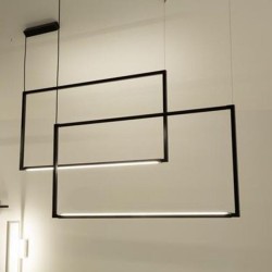 Nemo Spigolo Verticale Pendant Lamp - Black - Outlet