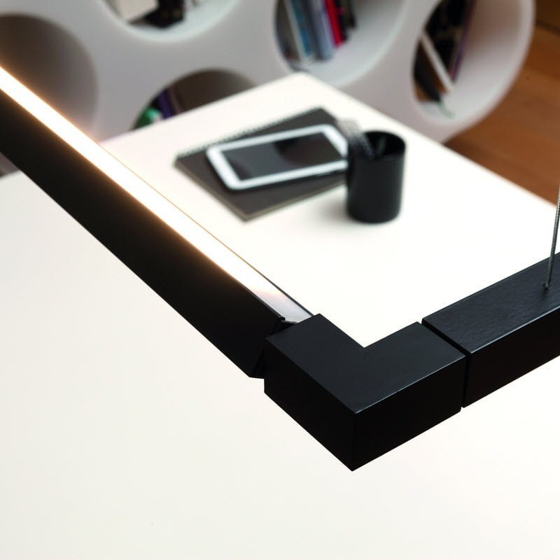 Nemo Spigolo Verticale Hanglamp - Zwart - Outlet