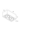 Trizo21 - R111 UP Spot Wit - Outlet