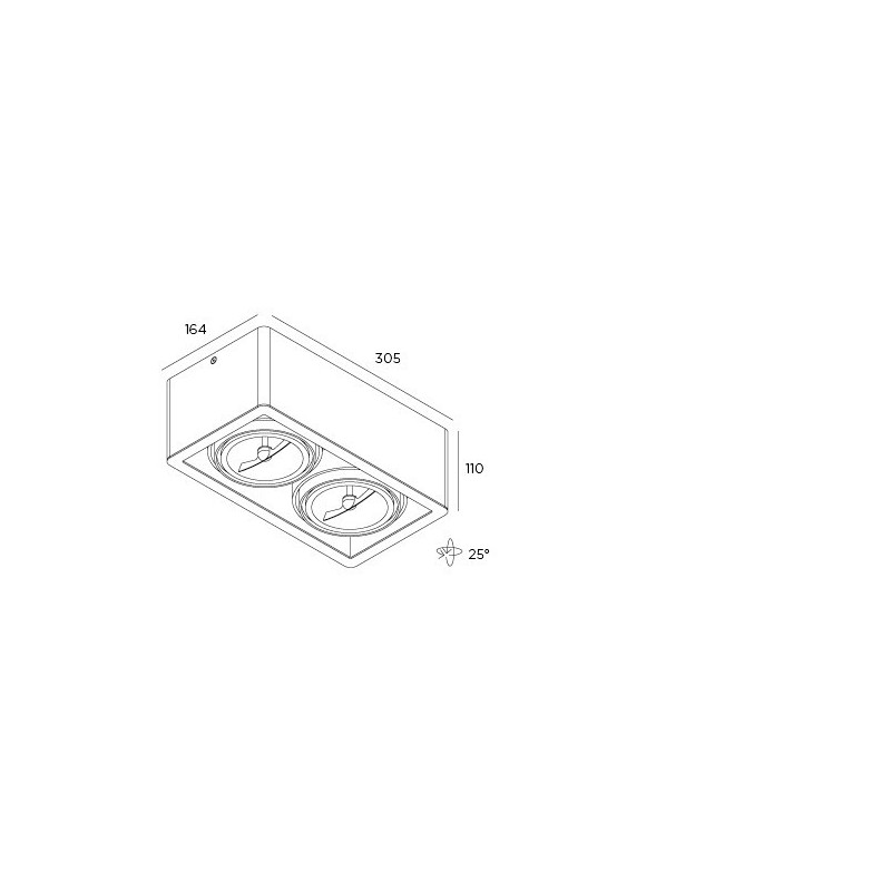 Trizo21 - R111 UP Spot Wit - Outlet